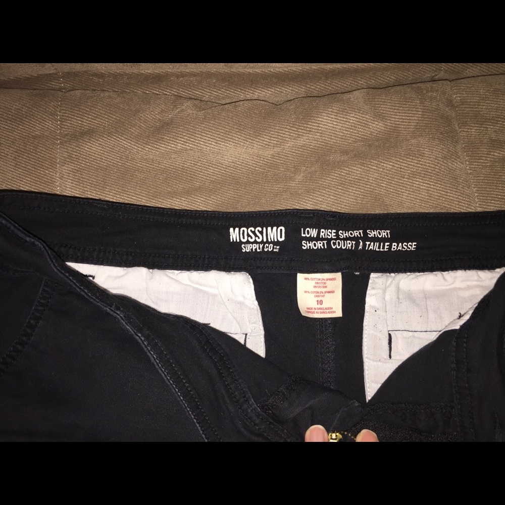 Black shorts